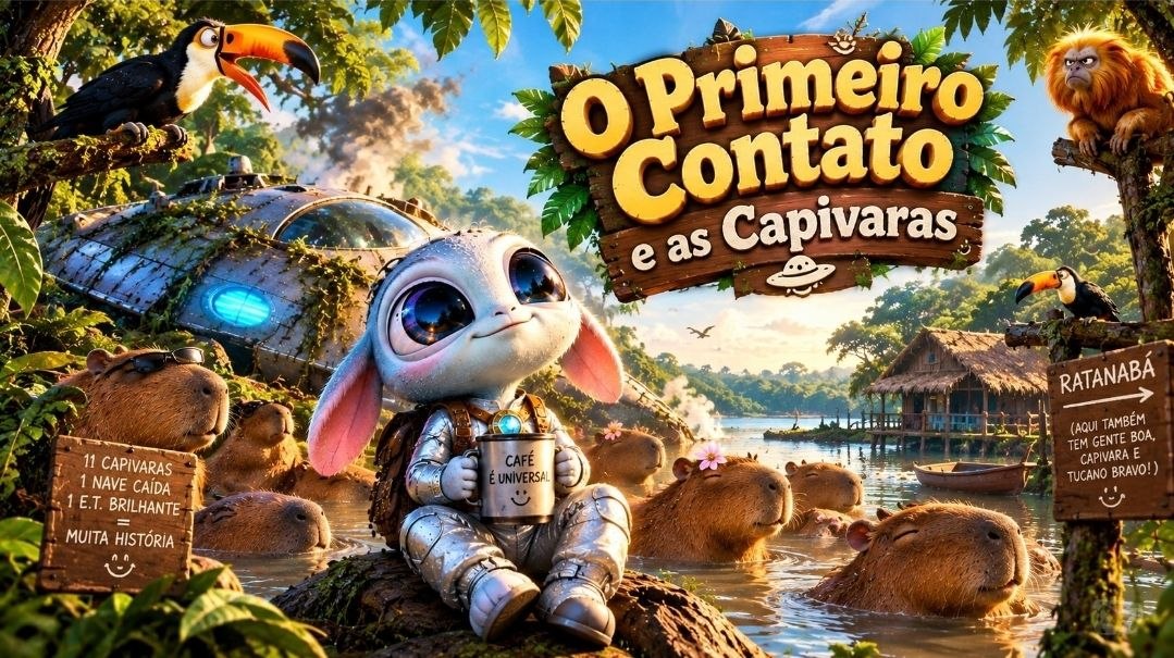 Capítulo 2 — O Primeiro Contato e as Capivaras - ET Bilú e suas aventuras em Ratanabá