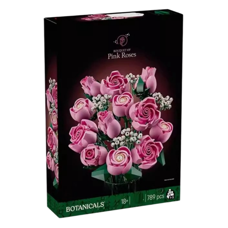 Lego 【Pink Baby's Breath Roses】