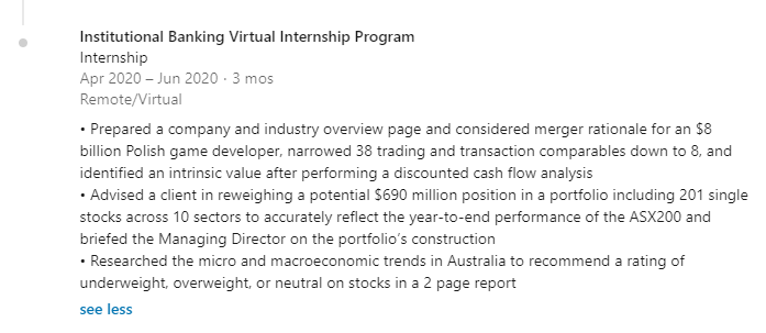 "Internship"... lol
