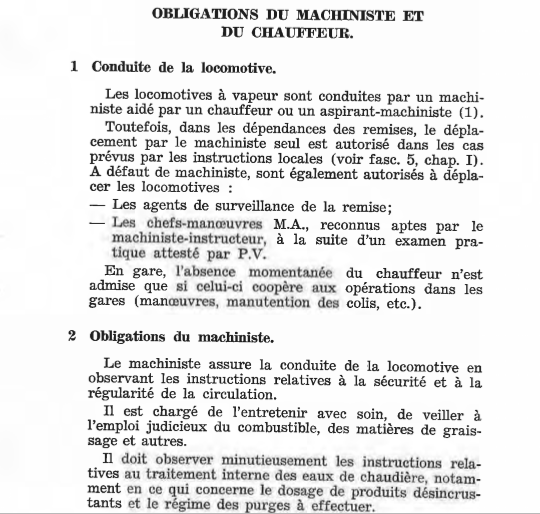 La Locomotive à vapeur -préparation et utilisation