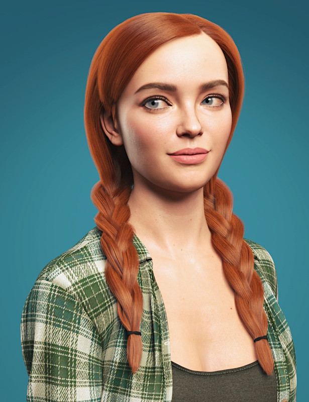 Cute Braids for Genesis 8 and 8.1 Females