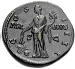 Glosario de monedas romanas. PAX. 15