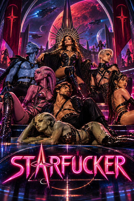 Neon Galactic Cabaret Poster