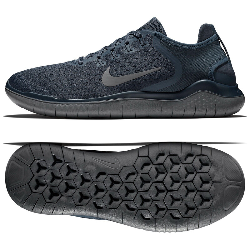 Nike Free RN 2018 Thunder Blue/Gunsmoke/Obsidian 942836-401 Men's Running  Shoes | eBay
