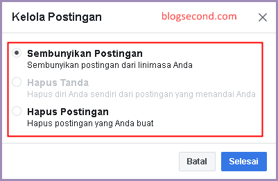 Tutorial Mengelola Semua Postingan di Kronologi Facebook