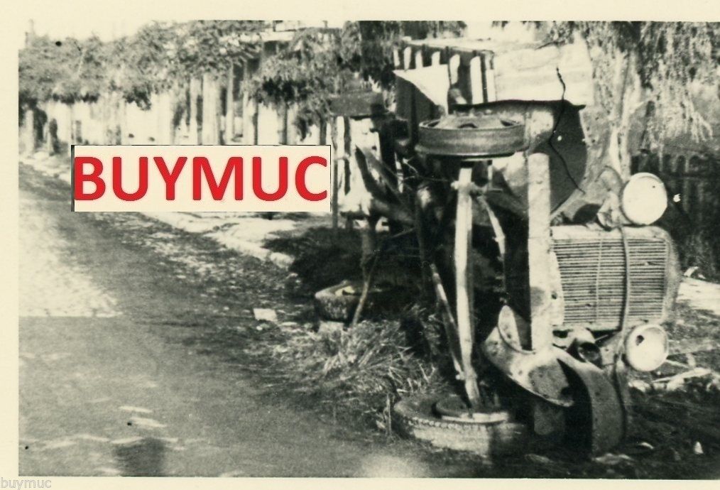 FOTO POLEN ZERSTÖRTER POLSKA LKW KFZ 1939