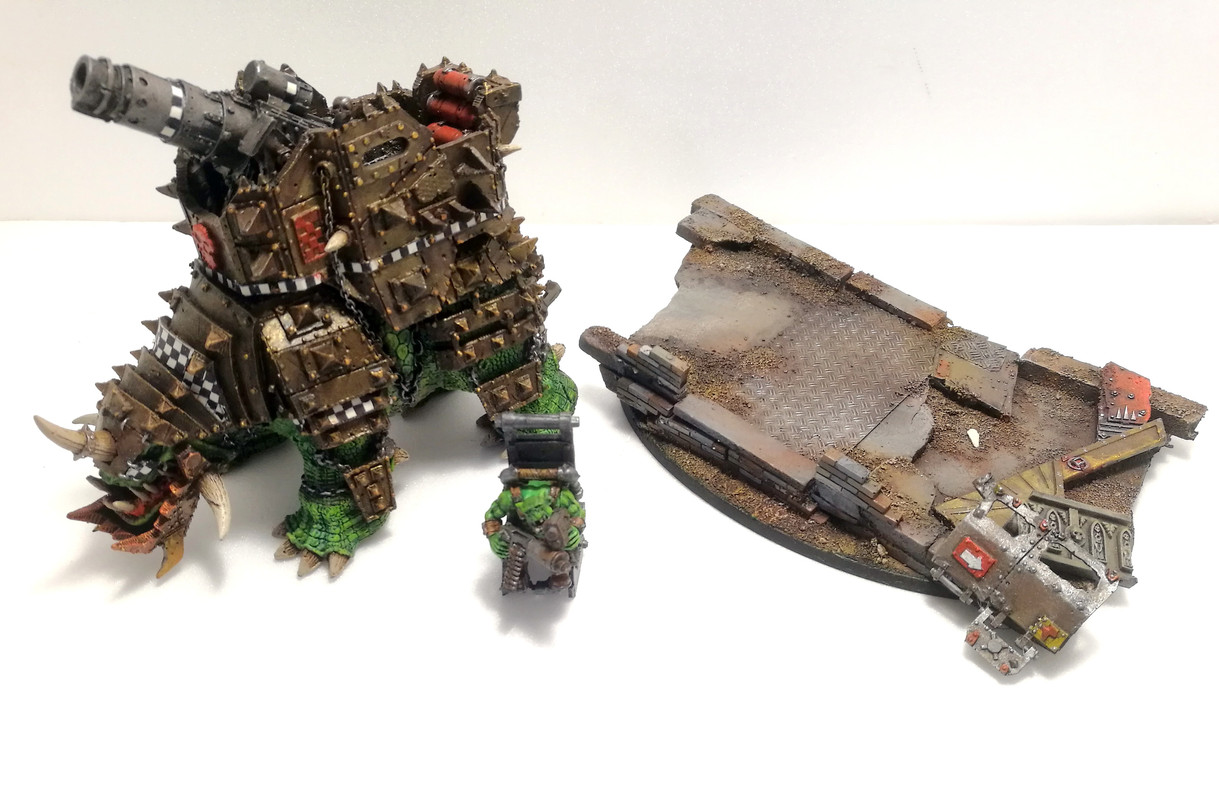 未使用 forgeworld squiggoth ウォーハンマー WARHAMMER FORGE WORLD ORK ARMY GARGANTUAN SQUIGGOTH 40k With