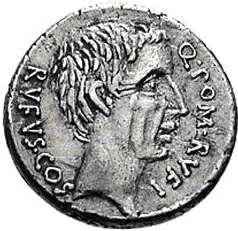 Glosario de monedas romanas. POMPEYO RUFUS, QUINTO. 10