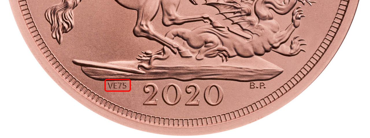 75th Anniversary of VE Day 2020 SOTD Mint mark