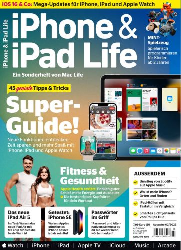 Cover: Mac Life iPhone und iPad Life Magazin No 02 2022