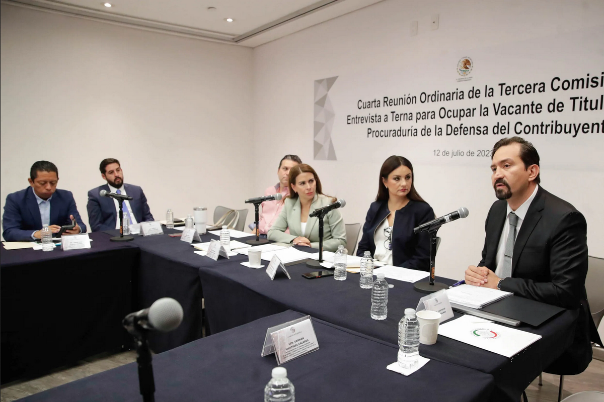 Aprueban idoneidad de terna de aspirantes a encabezar Procuraduría del Contribuyente