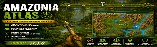 banner image for the Amazonia Atlas mod