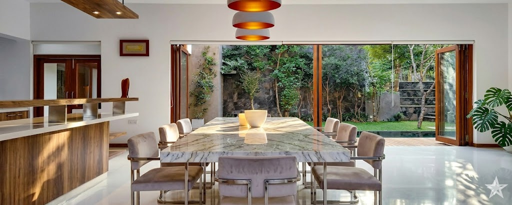 Marble dining table shine protection