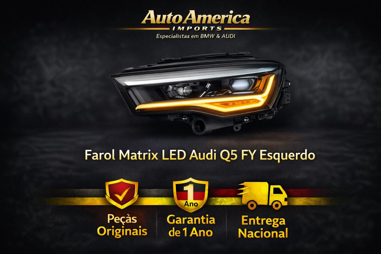 Farol Matrix LED Audi Q5 FY Esquerdo