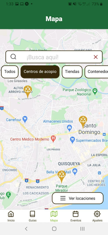 Filtro centros de acopio