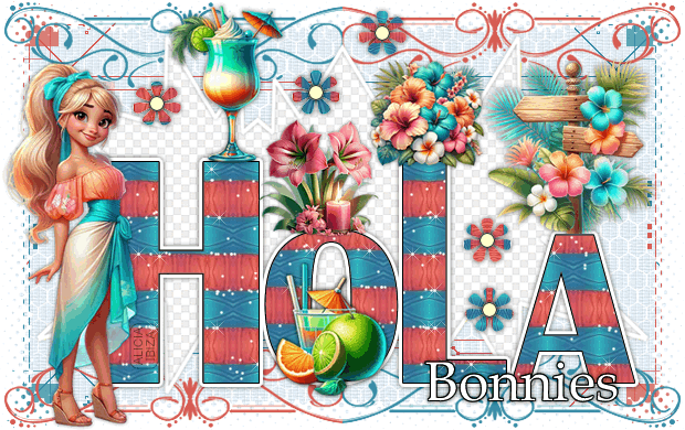 Hola Tropical Drink bonnies