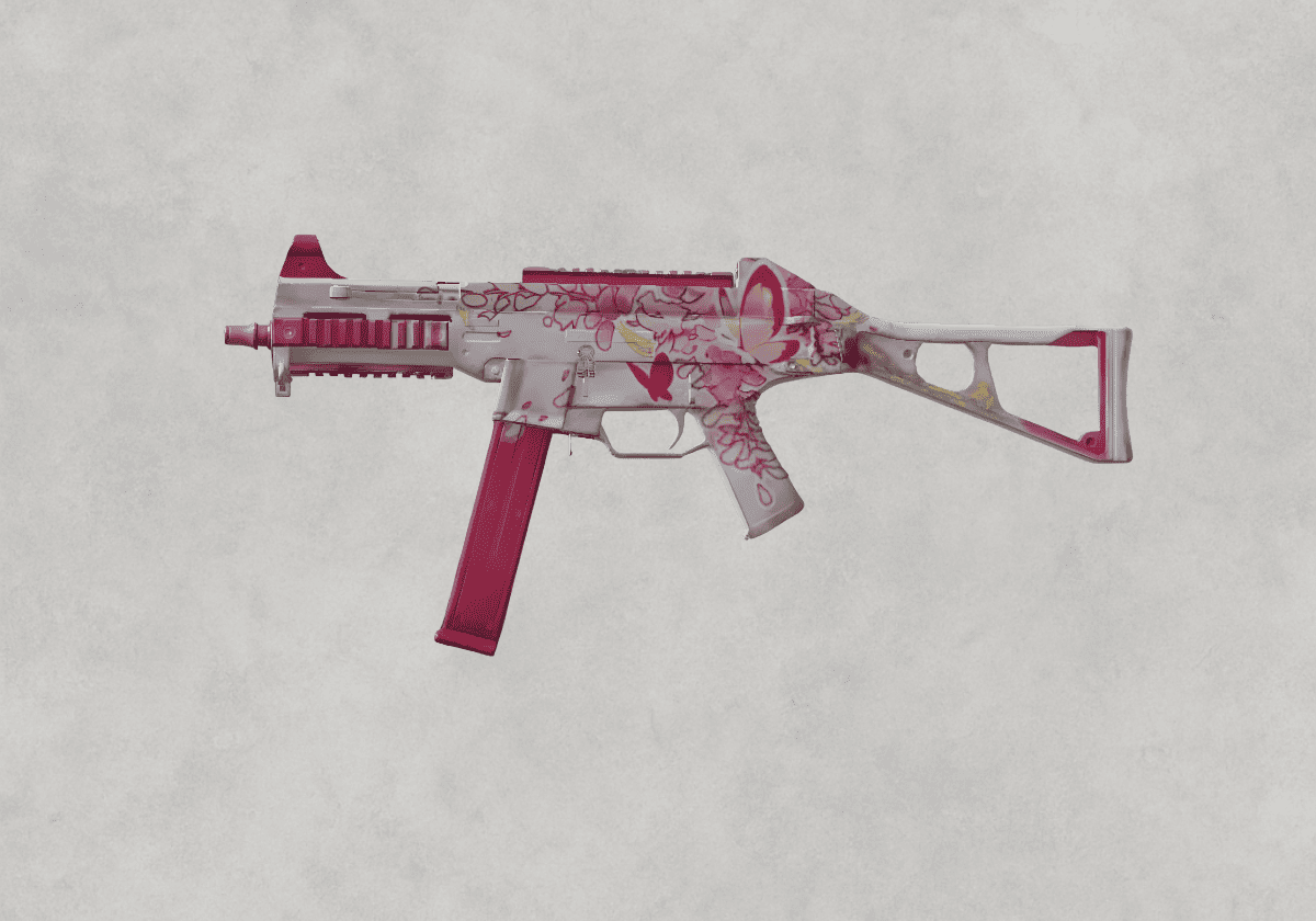 سكن UMP45 Pink Cherry Blossom ببجي – سكن زهر الكرز الوردي