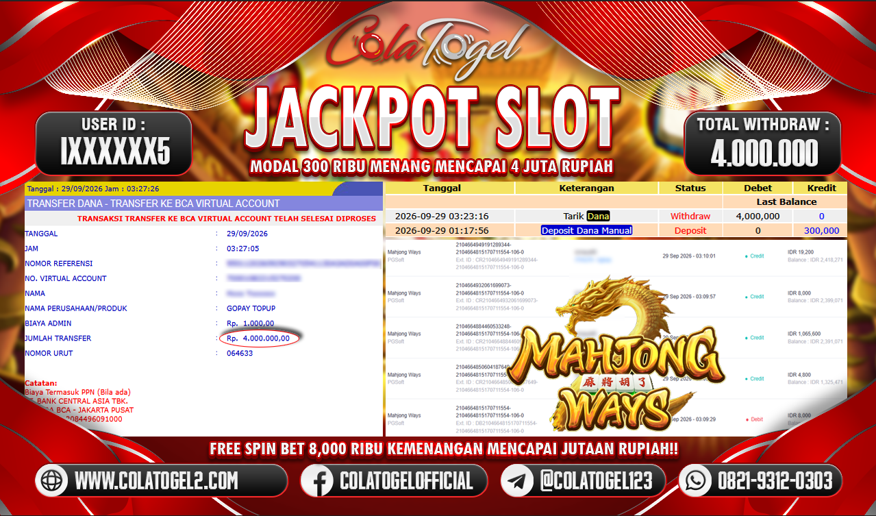 JACKPOT SLOT GACORR !!!