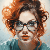 readhead in glasses GIF