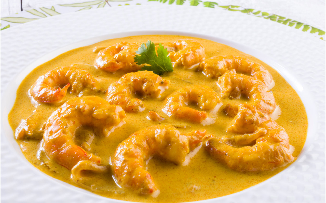 Langostinos al Curry