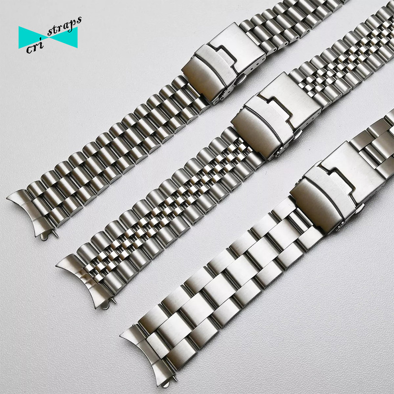 Cinturino orologio in acciaio per tissot seiko citizen da 20 22 mm