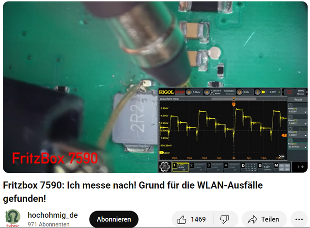 Analyse der FRITZ!Box 7590-Ausfälle