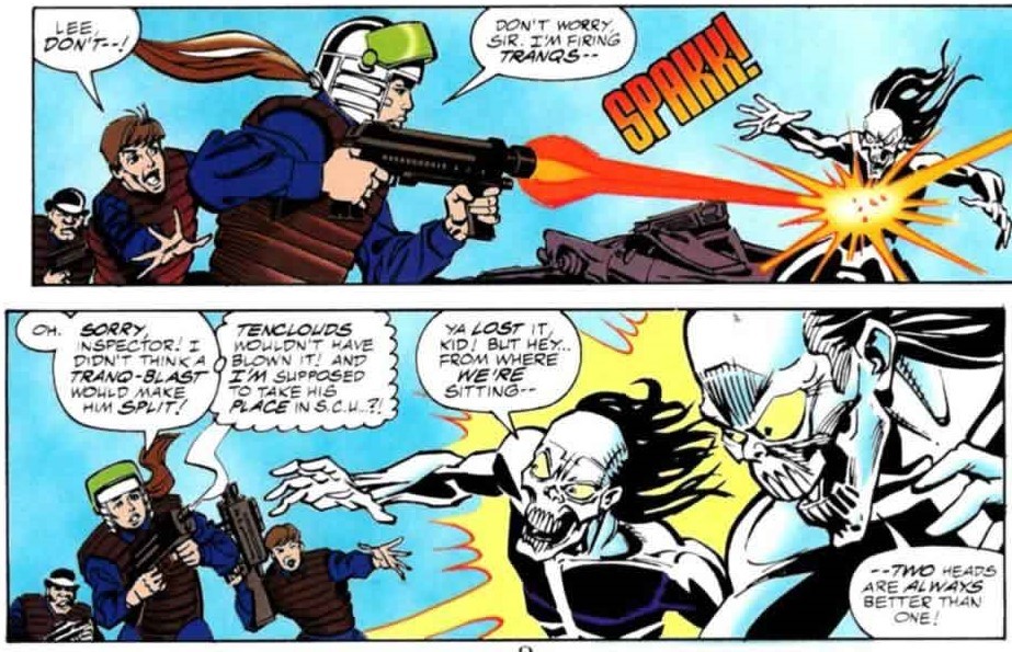 6796654-tranq shot makes riot dupicate. man of steel #65