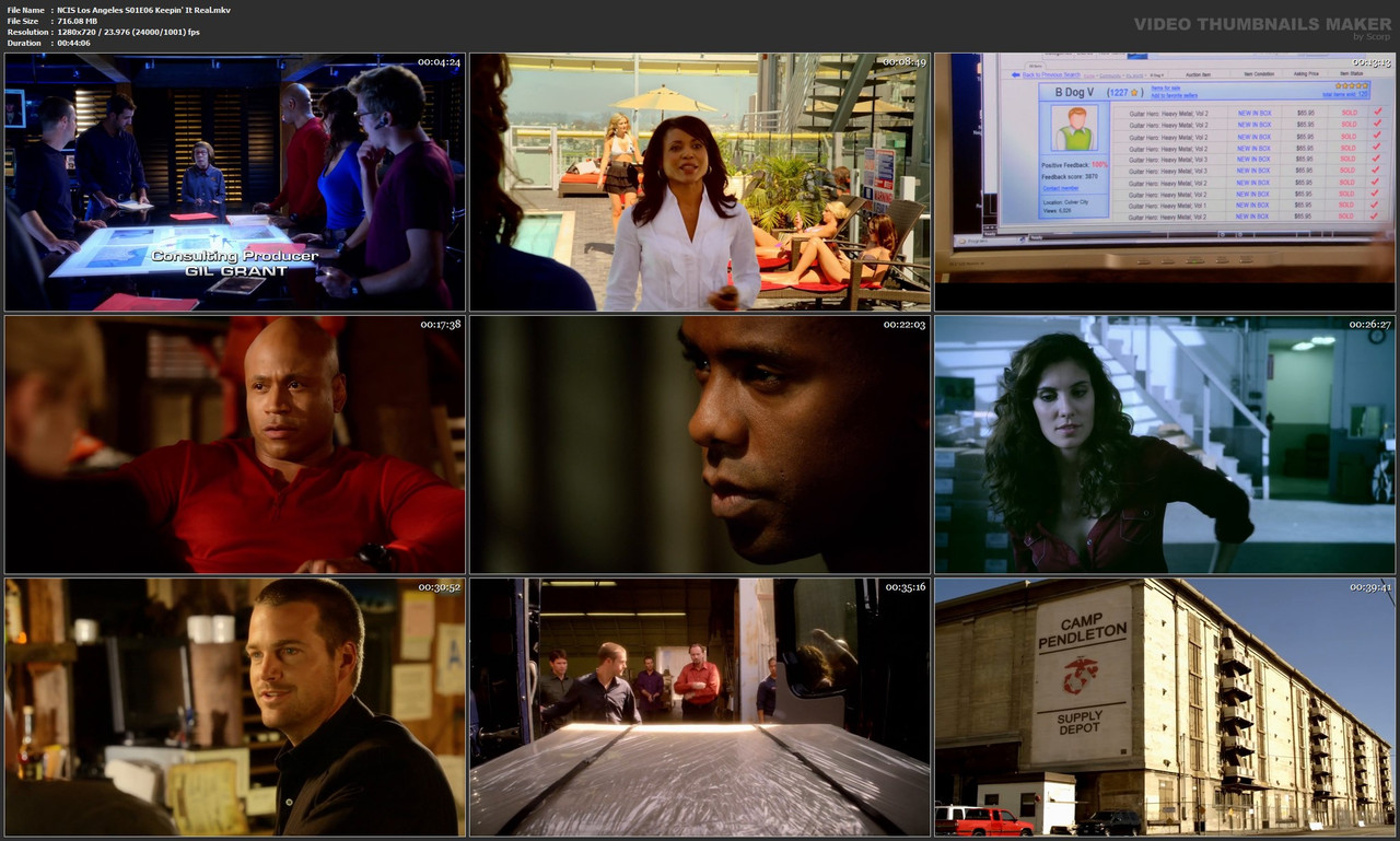 NCIS Los Angeles S01E06 Keepin' It Real.mkv