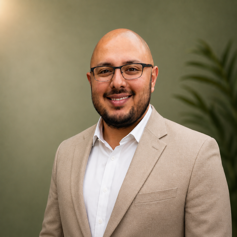 Bryan Guardiola, founder and practitioner of Release and Restore Holistic Wellness