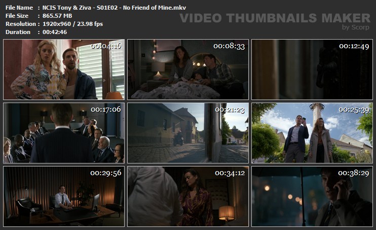 NCIS Tony Ziva S01E02 No Friend of Mine mkv