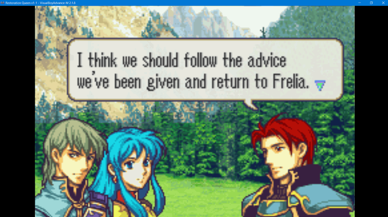 2024-03-09 13_54_39-Restoration Queen v1-1 - VisualBoyAdvance-M 2.1.8