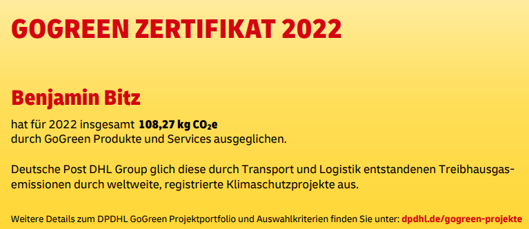 DHL GoGreen