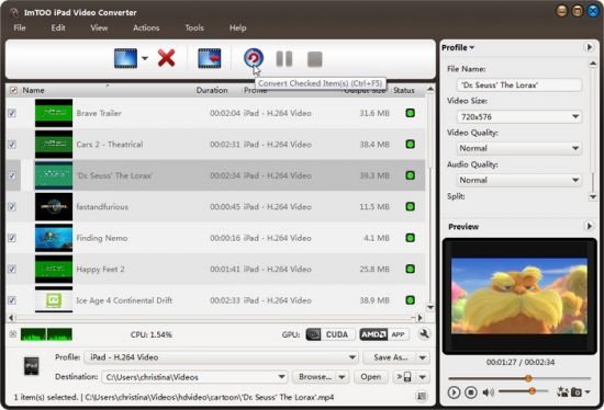 ImTOO iPad Video Converter 7.8.26 Build 20220609