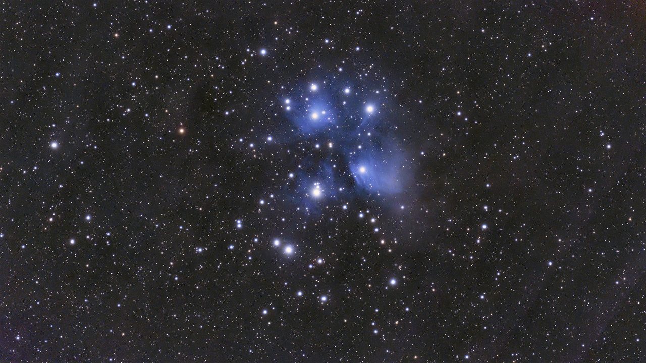 M 45 Amas des Pléiades le 13 août 2026 à 5h10 à Saumont la Poterie pose de 50 minutes