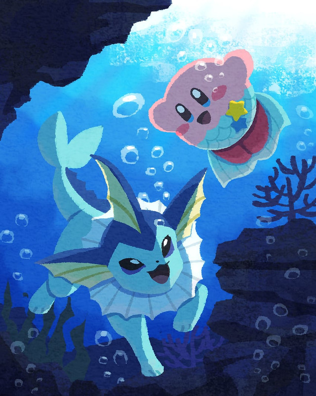 kirby-and-vaporeon-pokemon-and-2-more-dr