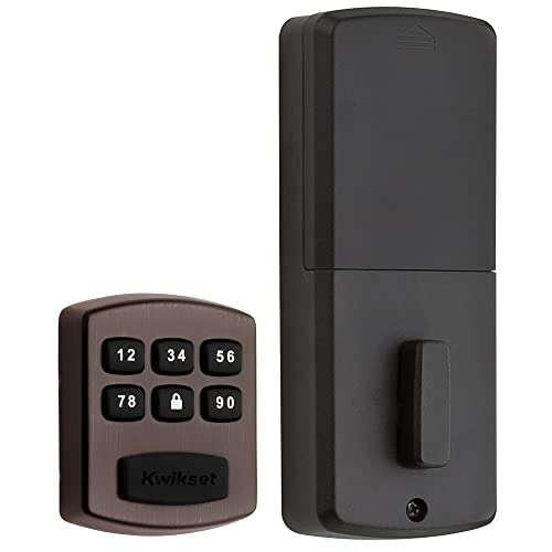 Amazon: Kwikset Model 905 Keyless Entry Electronic Touchpad Deadbolt, in Venetian Bronze 
