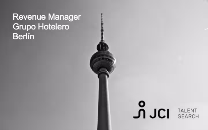 Revenue Manager Grupo Hotelero Berlín