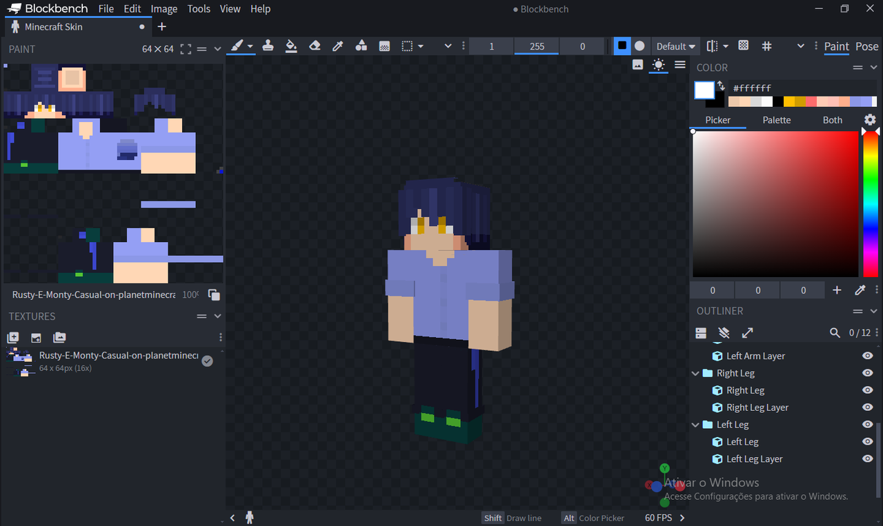 How to make facial expressions with BlockBench