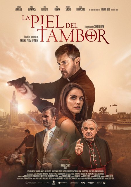 PÓSTER DE “LA PIEL DEL TAMBOR”, LA NOVELA DE ARTURO PÉREZ REVERTE SE CONVIERTE EN PELÍCULA