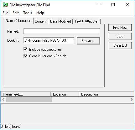 File Investigator Tools 3.34