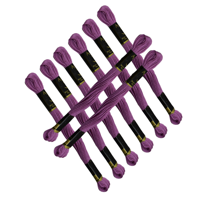 Hilos de anclaje mechones de algodón varados bordados a mano punto de cruz y punto largo - Imagen 83 de 129