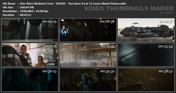 Star Wars Skeleton Crew - S01E05 - You Have A Lot To Learn About Pirates.mkv
