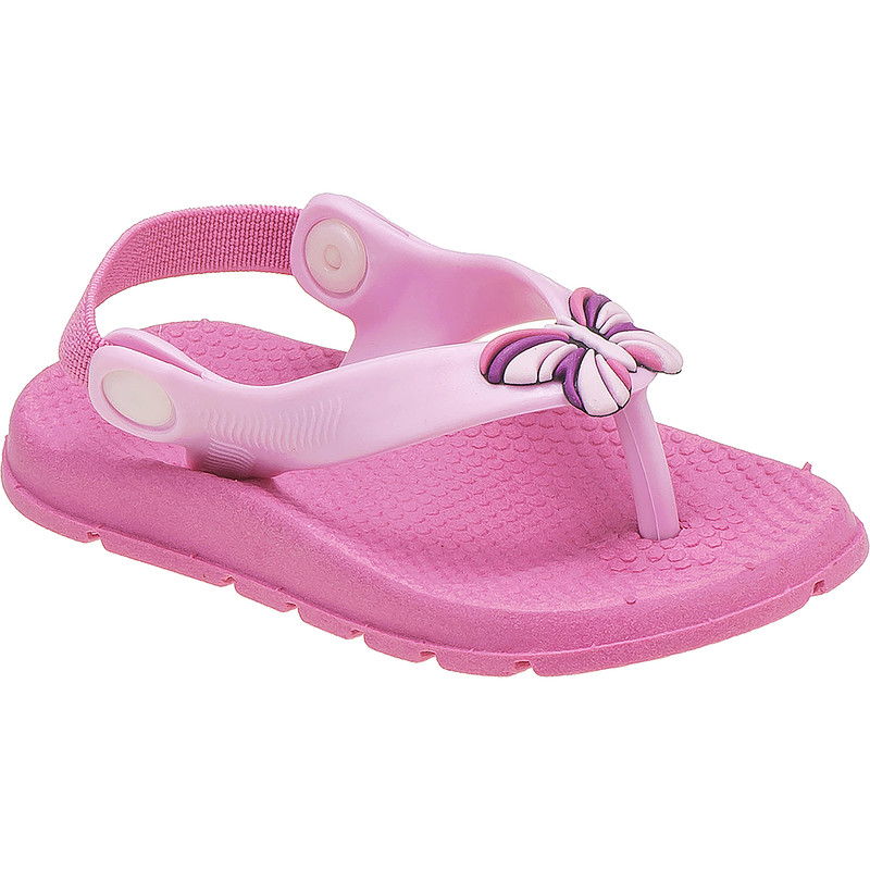 Chinelinho com Elástico Decorado Borboleta