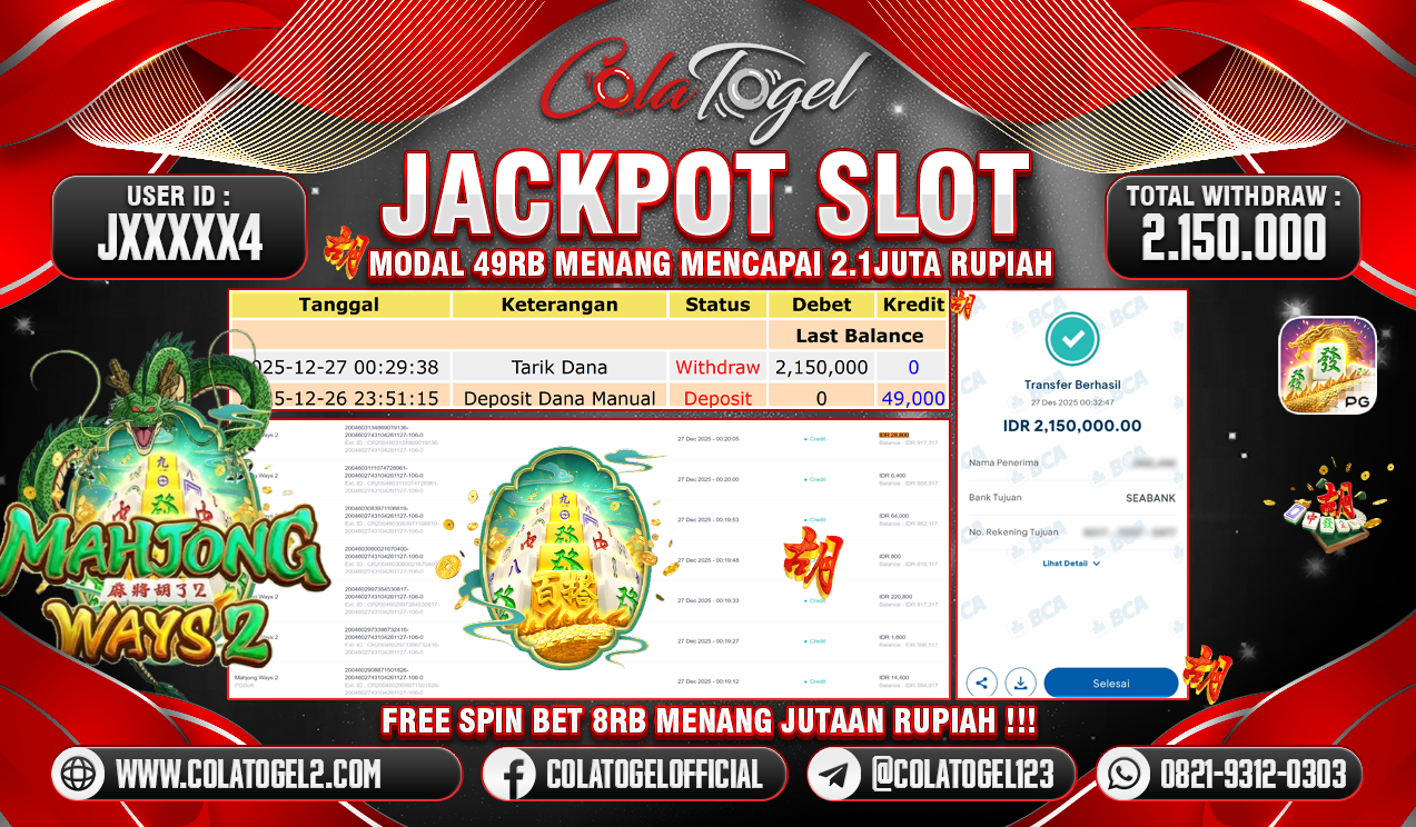 JACKPOT SLOT GACOR!!