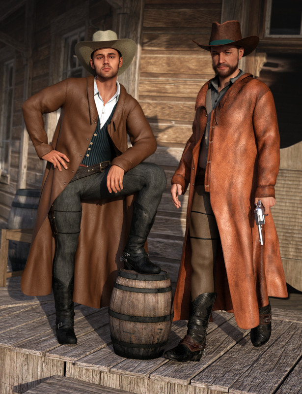 dForce Gunslinger Outfit Textures dForce Gunslinger Outfit Textures