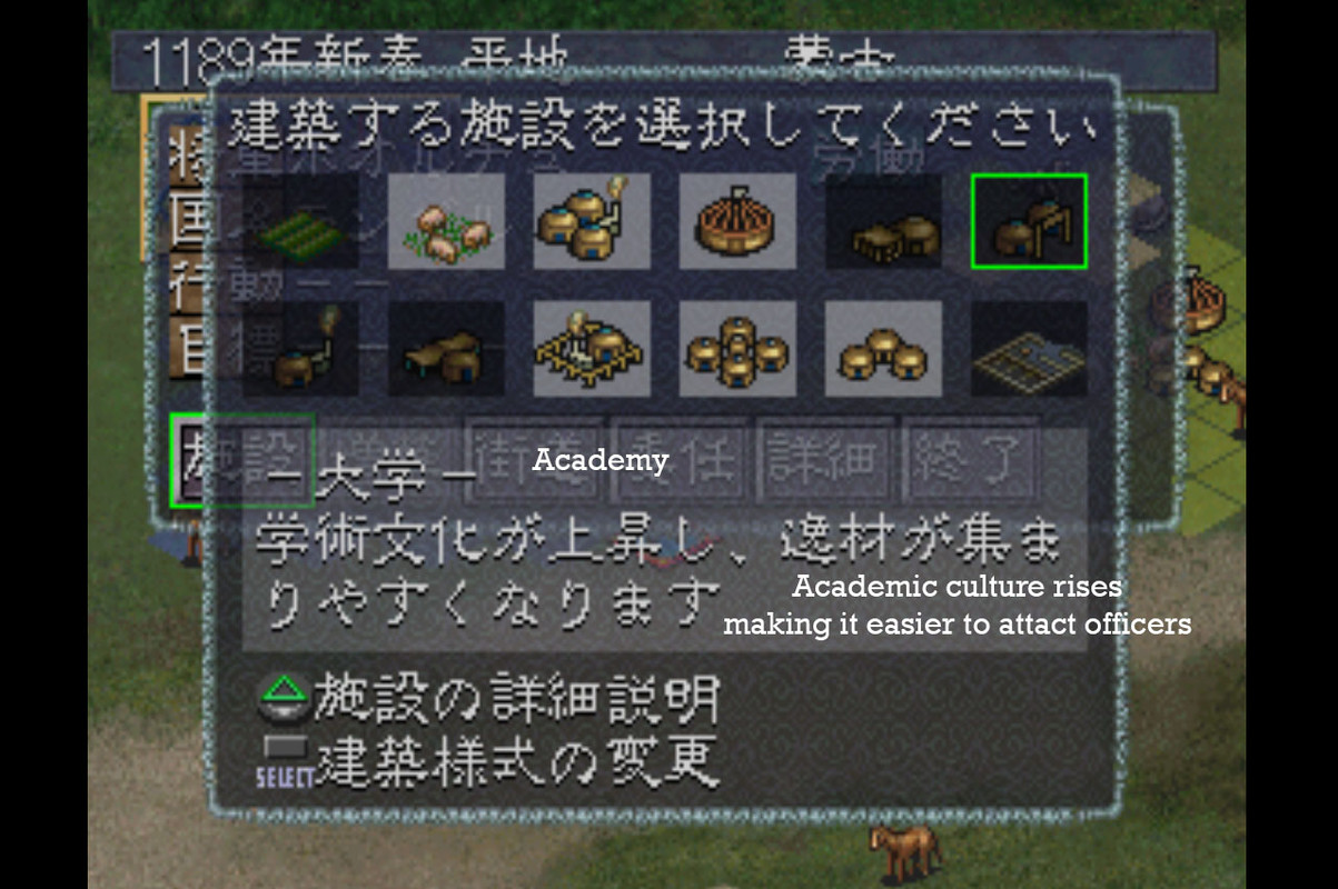 Genghis Khan IV - Building Academy Description