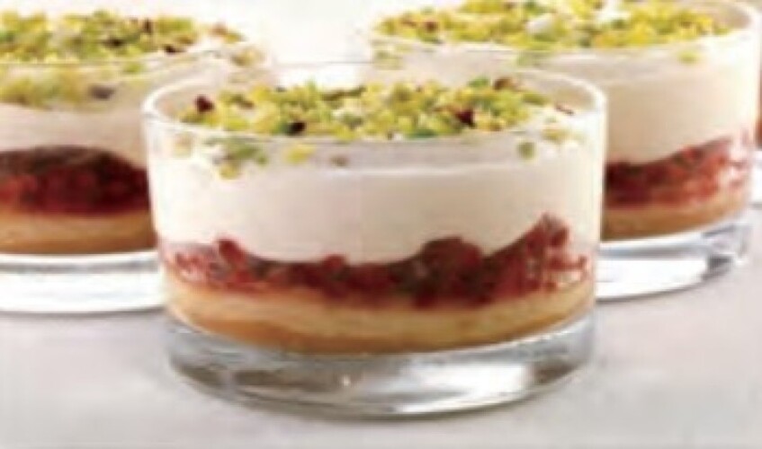 Coppa mascarpone e lamponi