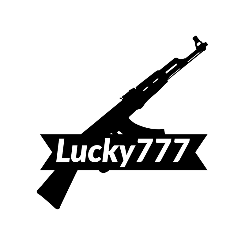 Lucky777 logos black