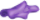 roll of purple fabric