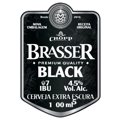 Copo de chopp Black escuro cremoso para delivery em Londrina